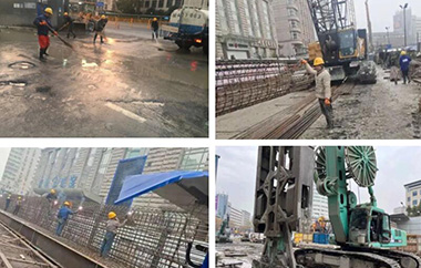 抢占杭州武林门站周边区域发展先机，这个项目团队春节期间坚守一线生产建设！