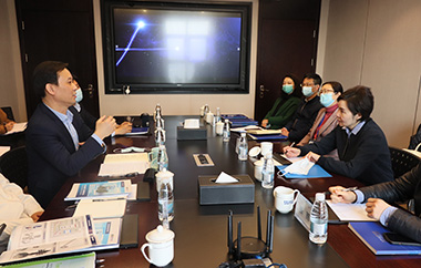 宁波市财政局局长姚蓓军莅临易通调研指导工作