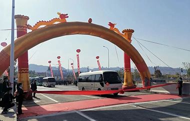 【喜庆二十大】甘肃省最宽桥！靖远金滩黄河大桥通车